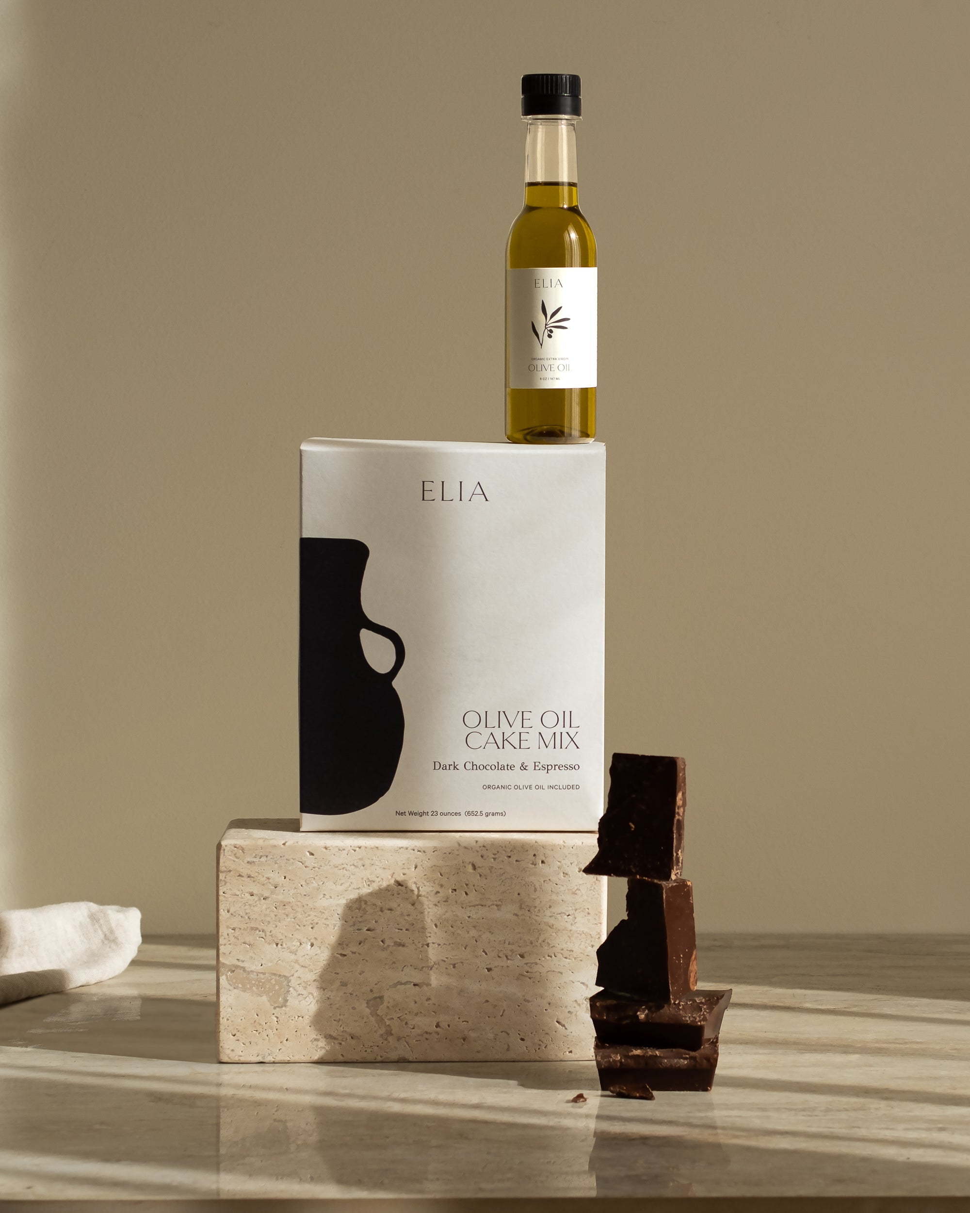 DARK CHOCOLATE & ESPRESSO OLIVE OIL CAKE MIX - WHOLESALE